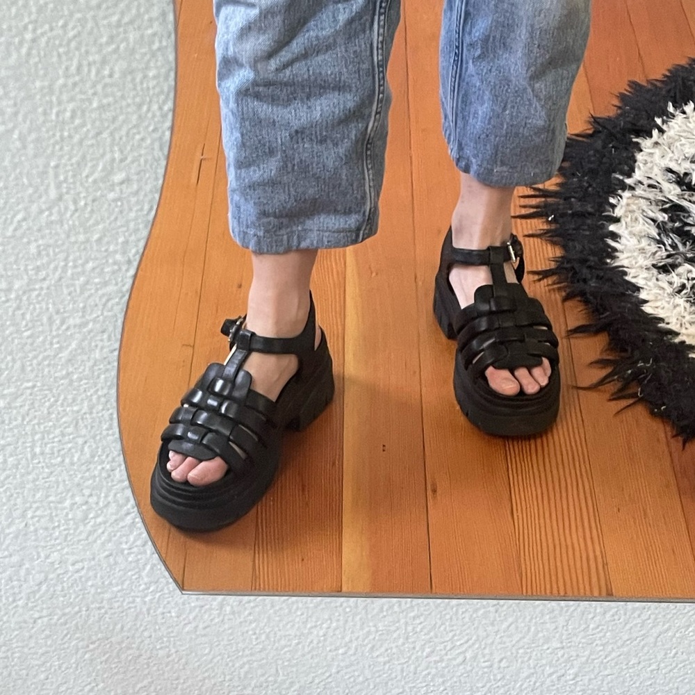 ASH Platform Fisherman Sandals